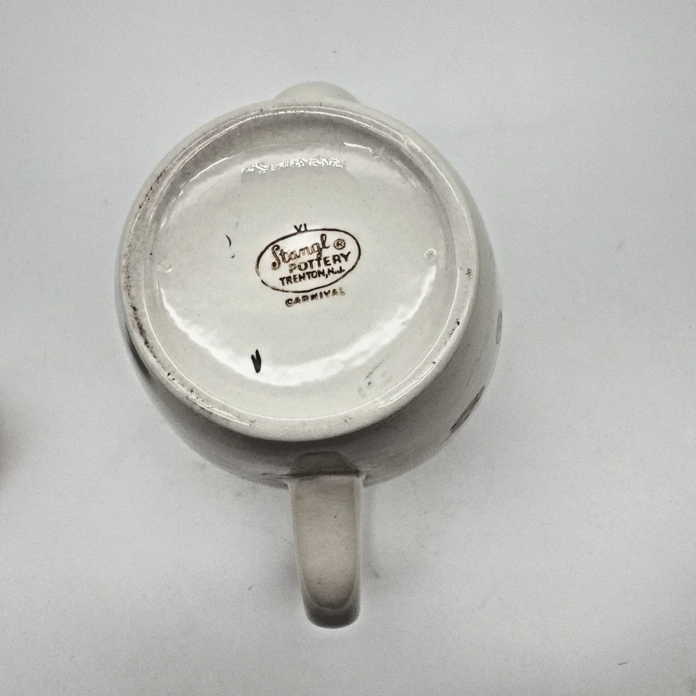Stangl Pottery Carnival Coffee Pot 9